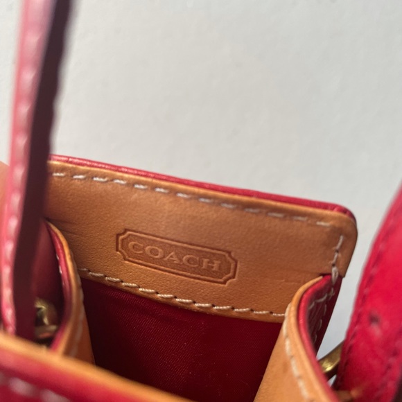 Vintage Coach Leather Accessory Holder with Buckle Strap - Picture 11 of 11